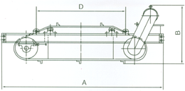 自卸式小黄片在线免费外形尺寸图